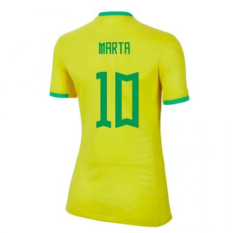 2023-2024 Brazil WWC Home Shirt (Ladies) (Marta 10) 2023-2024 Brazil WWC Home Shirt (Ladies) (Marta 10)