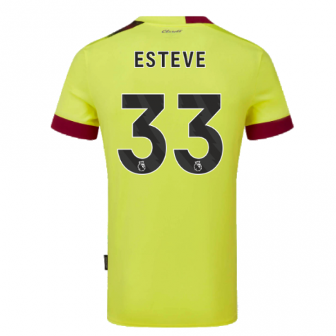 2023-2024 Burnley Away Shirt (Esteve 33) 2023-2024 Burnley Away Shirt (Esteve 33)