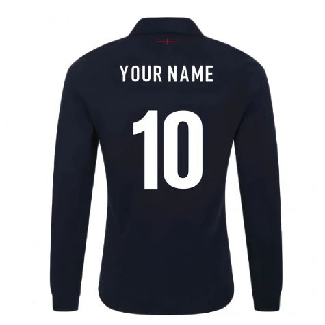 2023-2024 England Rugby Alternate LS Classic Shirt (Your Name) 2023-2024 England Rugby Alternate LS Classic Shirt (Your Name)