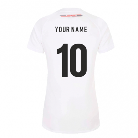 2023-2024 England Rugby Home Replica Shirt (Womens) (Your Name) 2023-2024 England Rugby Home Replica Shirt (Womens) (Your Name)