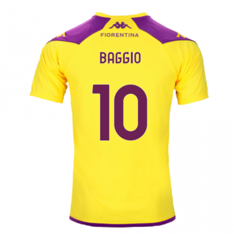 2023-2024 Fiorentina Training Shirt (Yellow) (Baggio 10) 2023-2024 Fiorentina Training Shirt (Yellow) (Baggio 10)
