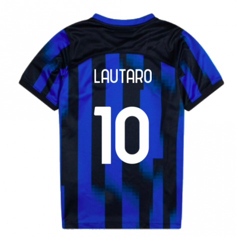 2023-2024 Inter Milan Home Mini Kit (Lautaro 10) 2023-2024 Inter Milan Home Mini Kit (Lautaro 10)