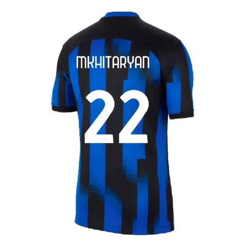 2023-2024 Inter Milan Home Shirt (Mkhitaryan 22) 2023-2024 Inter Milan Home Shirt (Mkhitaryan 22)