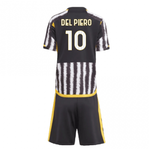 2023-2024 Juventus Home Mini Kit (DEL PIERO 10) 2023-2024 Juventus Home Mini Kit (DEL PIERO 10)