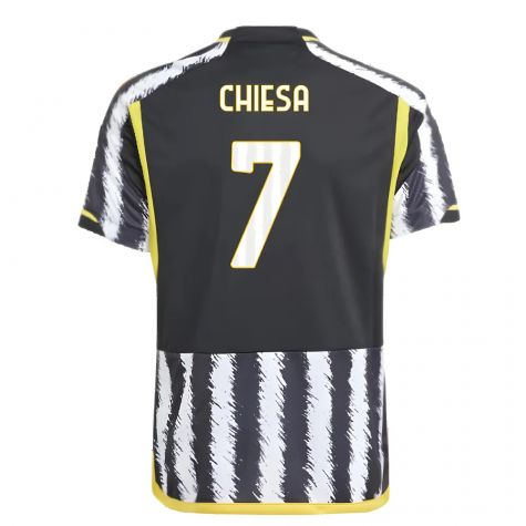 2023-2024 Juventus Home Shirt (Kids) (CHIESA 7) 2023-2024 Juventus Home Shirt (Kids) (CHIESA 7)