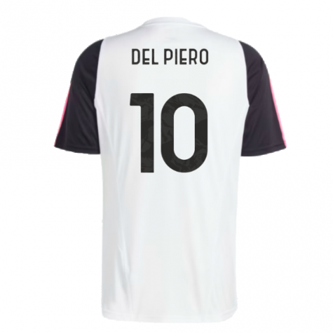 2023-2024 Juventus Training Shirt (White) (DEL PIERO 10) 2023-2024 Juventus Training Shirt (White) (DEL PIERO 10)