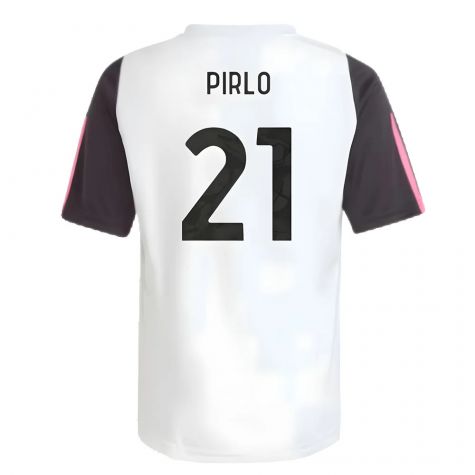 2023-2024 Juventus Training Shirt (White) - Kids (PIRLO 21) 2023-2024 Juventus Training Shirt (White) - Kids (PIRLO 21)
