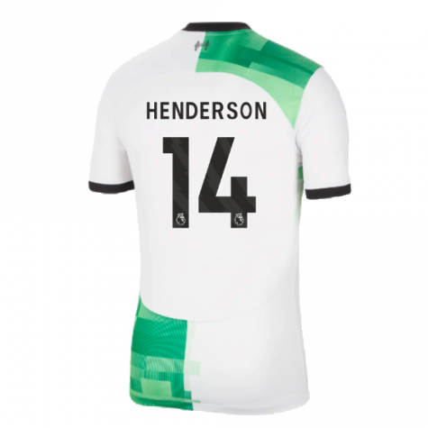 2023-2024 Liverpool Away Shirt (Henderson 14) 2023-2024 Liverpool Away Shirt (Henderson 14)