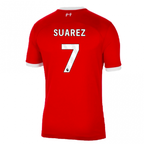 2023-2024 Liverpool Home Shirt (Suarez 7) 2023-2024 Liverpool Home Shirt (Suarez 7)