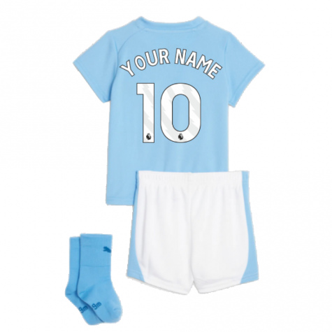 2023-2024 Man City Home Baby Kit (Your Name) 2023-2024 Man City Home Baby Kit (Your Name)