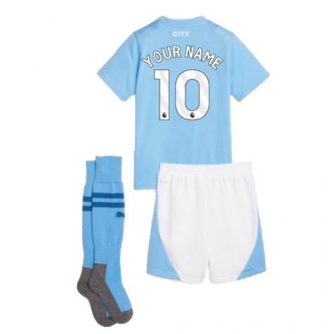 2023-2024 Man City Home Mini Kit (Your Name) 2023-2024 Man City Home Mini Kit (Your Name)