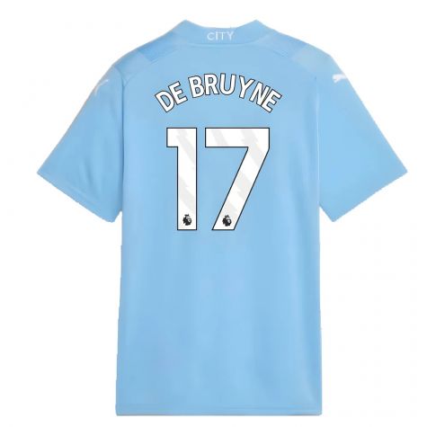 2023-2024 Man City Home Shirt (Kids) (DE BRUYNE 17) 2023-2024 Man City Home Shirt (Kids) (DE BRUYNE 17)