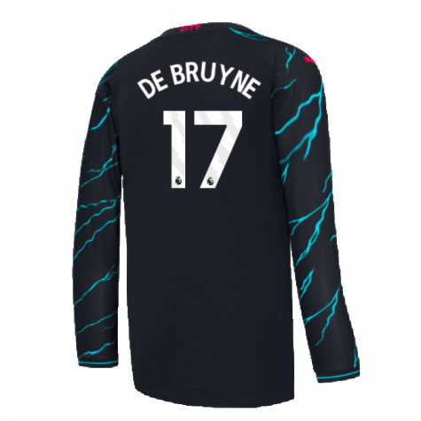 2023-2024 Man City Long Sleeve Third Shirt (DE BRUYNE 17) 2023-2024 Man City Long Sleeve Third Shirt (DE BRUYNE 17)