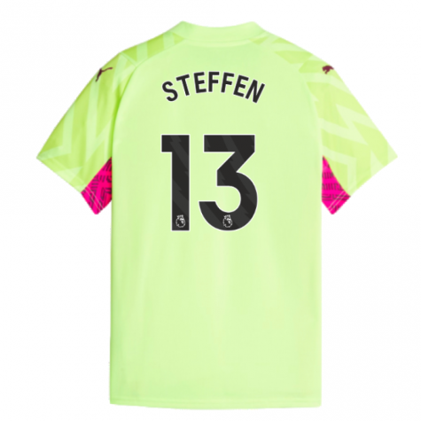 2023-2024 Man City SS Goalkeeper Shirt (Yellow) (Steffen 13) 2023-2024 Man City SS Goalkeeper Shirt (Yellow) (Steffen 13)