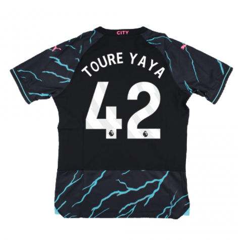 2023-2024 Man City Third Authentic Shirt (TOURE YAYA 42) 2023-2024 Man City Third Authentic Shirt (TOURE YAYA 42)