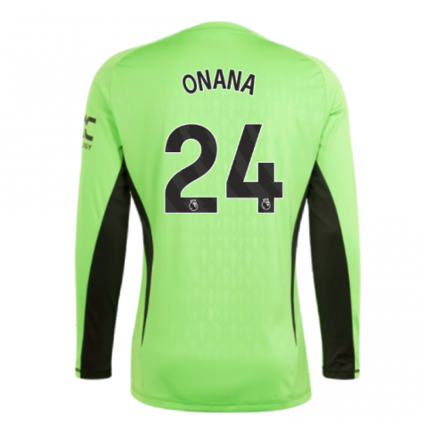 2023-2024 Man Utd Home Goalkeeper Shirt (Solar Green) (Onana 24) 2023-2024 Man Utd Home Goalkeeper Shirt (Solar Green) (Onana 24)