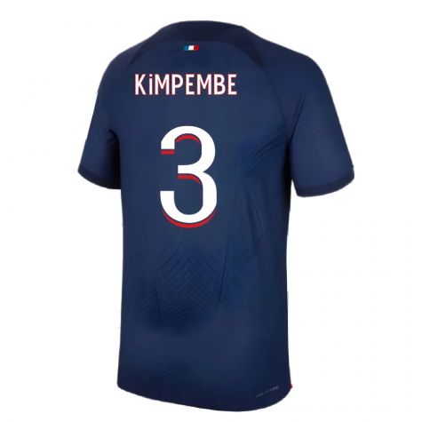 2023-2024 PSG Home Shirt (Kimpembe 3) 2023-2024 PSG Home Shirt (Kimpembe 3)