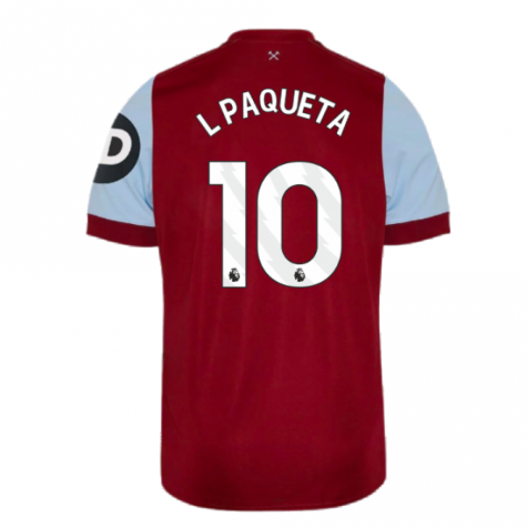 2023-2024 West Ham Home Shirt (Kids) (L PAQUETA 10) 2023-2024 West Ham Home Shirt (Kids) (L PAQUETA 10)