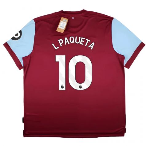 2023-2024 West Ham United Home Shirt (L PAQUETA 10) 2023-2024 West Ham United Home Shirt (L PAQUETA 10)