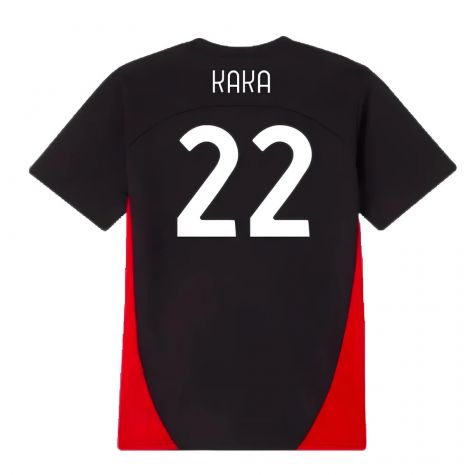 2024-2025 AC Milan Training Shirt (Black) - Kids (Kaka 22) 2024-2025 AC Milan Training Shirt (Black) - Kids (Kaka 22)