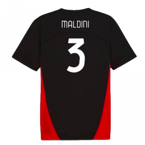2024-2025 AC Milan Training Shirt (Black) (Maldini 3) 2024-2025 AC Milan Training Shirt (Black) (Maldini 3)