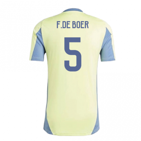 2024-2025 Ajax Training Jersey (Pulse Yellow) (F.De Boer 5) 2024-2025 Ajax Training Jersey (Pulse Yellow) (F.De Boer 5)
