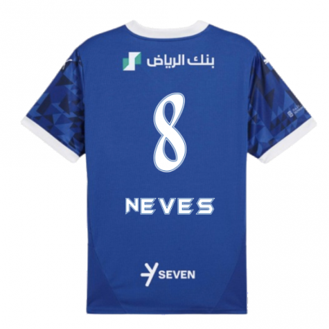 2024-2025 Al Hilal Home Shirt (Neves 8) 2024-2025 Al Hilal Home Shirt (Neves 8)