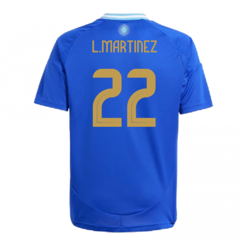 2024-2025 Argentina Away Shirt (Kids) (L.MARTINEZ 22) 2024-2025 Argentina Away Shirt (Kids) (L.MARTINEZ 22)
