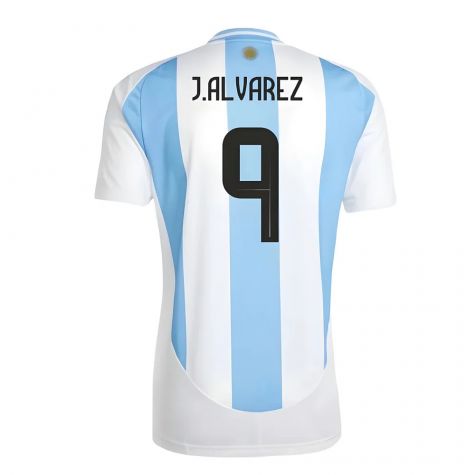 2024-2025 Argentina Home Shirt (J.ALVAREZ 9) 2024-2025 Argentina Home Shirt (J.ALVAREZ 9)