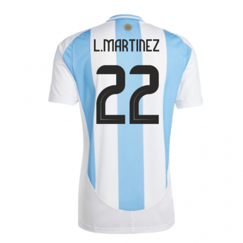 2024-2025 Argentina Home Shirt (L.MARTINEZ 22) 2024-2025 Argentina Home Shirt (L.MARTINEZ 22)