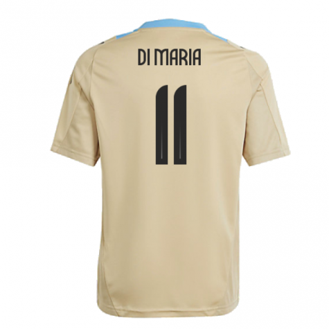 2024-2025 Argentina Training Jersey (Hazy Beige) - Kids (DI MARIA 11) 2024-2025 Argentina Training Jersey (Hazy Beige) - Kids (DI MARIA 11)