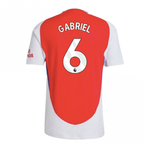 2024-2025 Arsenal Authentic Home Shirt (Gabriel 6) 2024-2025 Arsenal Authentic Home Shirt (Gabriel 6)