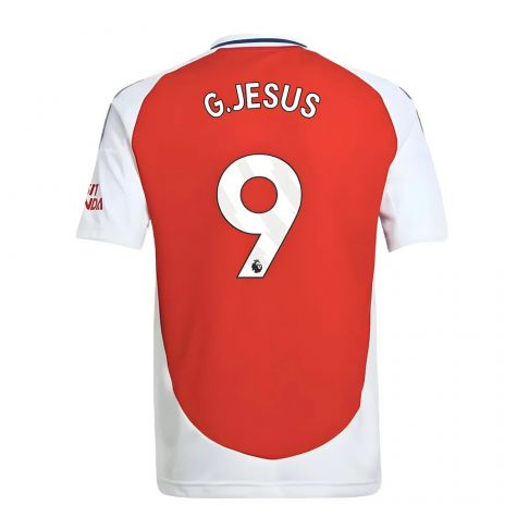 2024-2025 Arsenal Home Shirt (Kids) (G.Jesus 9) 2024-2025 Arsenal Home Shirt (Kids) (G.Jesus 9)