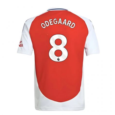 2024-2025 Arsenal Home Shirt (Kids) (Odegaard 8) 2024-2025 Arsenal Home Shirt (Kids) (Odegaard 8)