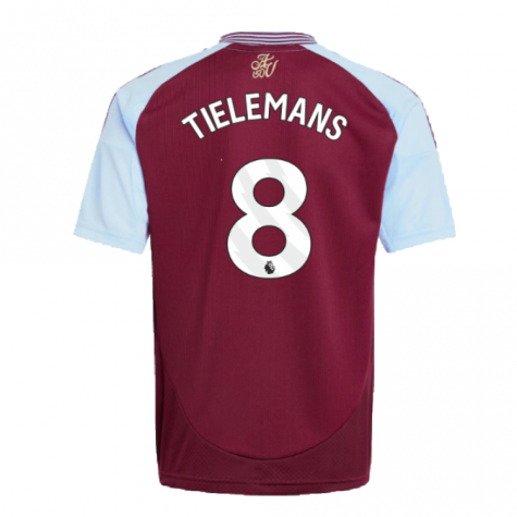 2024-2025 Aston Villa Home Shirt (Kids) (Tielemans 8) 2024-2025 Aston Villa Home Shirt (Kids) (Tielemans 8)