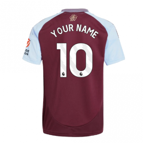 2024-2025 Aston Villa Home Shirt (Your Name) 2024-2025 Aston Villa Home Shirt (Your Name)