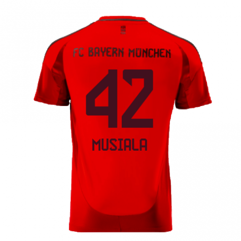 2024-2025 Bayern Munich Home Shirt (Kids) (Musiala 42) 2024-2025 Bayern Munich Home Shirt (Kids) (Musiala 42)