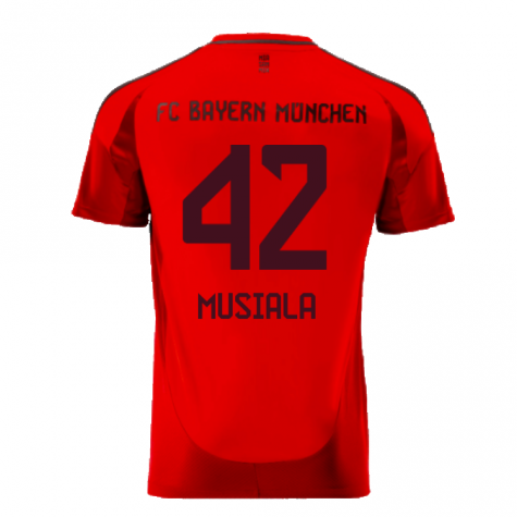 2024-2025 Bayern Munich Home Shirt (Musiala 42) 2024-2025 Bayern Munich Home Shirt (Musiala 42)