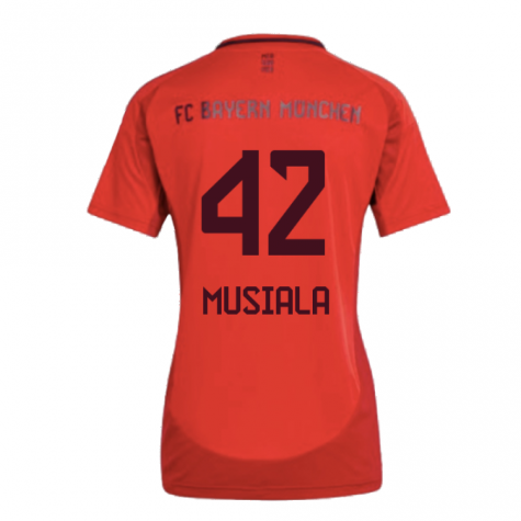 2024-2025 Bayern Munich Home Shirt (Womens) (Musiala 42) 2024-2025 Bayern Munich Home Shirt (Womens) (Musiala 42)