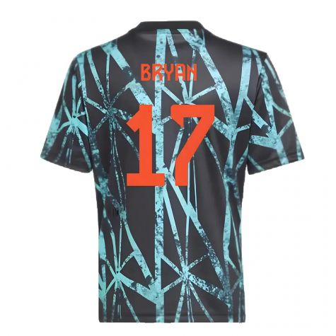 2024-2025 Bayern Munich Pre-Match Shirt (Black) - Kids (Bryan 17) 2024-2025 Bayern Munich Pre-Match Shirt (Black) - Kids (Bryan 17)