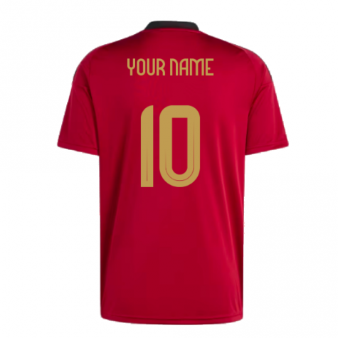 2024-2025 Belgium Home Fan Shirt (Your Name) 2024-2025 Belgium Home Fan Shirt (Your Name)