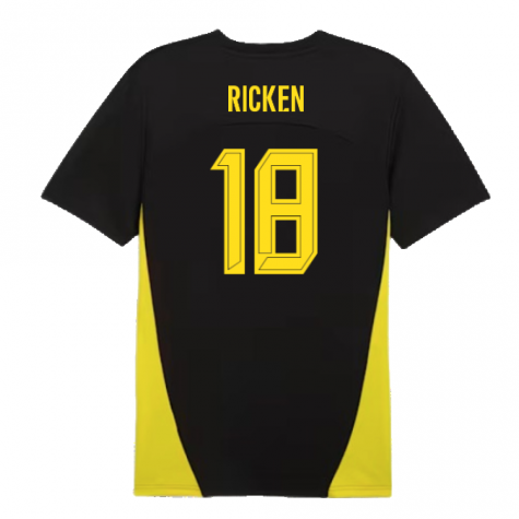 2024-2025 Borussia Dortmund Training Shirt (Black) (Ricken 18) 2024-2025 Borussia Dortmund Training Shirt (Black) (Ricken 18)