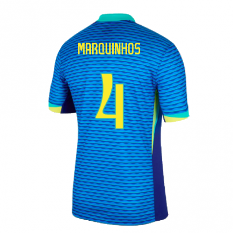 2024-2025 Brazil Away Shirt (Marquinhos 4) 2024-2025 Brazil Away Shirt (Marquinhos 4)