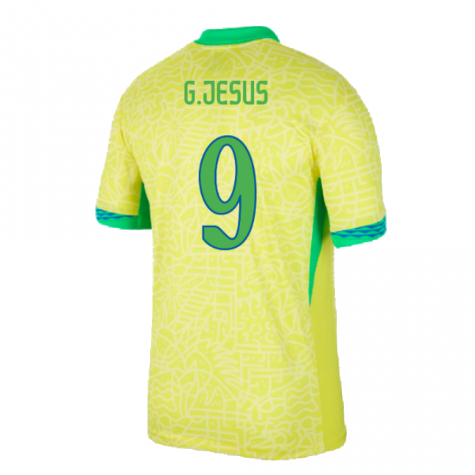 2024-2025 Brazil Home Shirt (G.Jesus 9) 2024-2025 Brazil Home Shirt (G.Jesus 9)