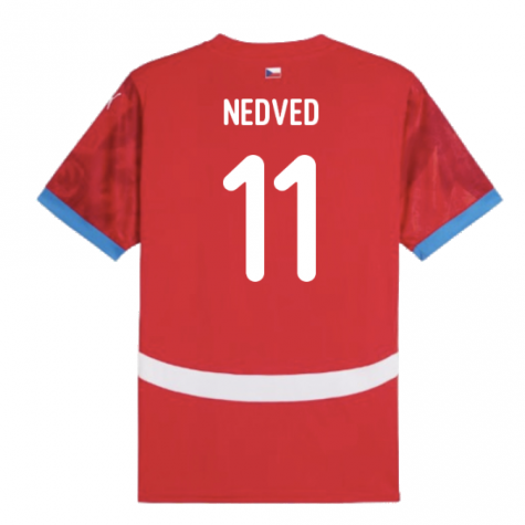 2024-2025 Czech Republic Home Shirt (Nedved 11) 2024-2025 Czech Republic Home Shirt (Nedved 11)