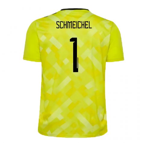 2024-2025 Denmark Home Goalkeeper Shirt (Yellow) (Schmeichel 1) 2024-2025 Denmark Home Goalkeeper Shirt (Yellow) (Schmeichel 1)