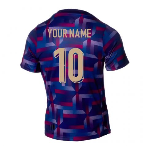 2024-2025 England Academy Pro Pre-Match Shirt (Purple Ink) (Your Name) 2024-2025 England Academy Pro Pre-Match Shirt (Purple Ink) (Your Name)