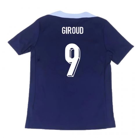 2024-2025 France Dri-Fit Strike Training Shirt (Navy) (Giroud 9) 2024-2025 France Dri-Fit Strike Training Shirt (Navy) (Giroud 9)
