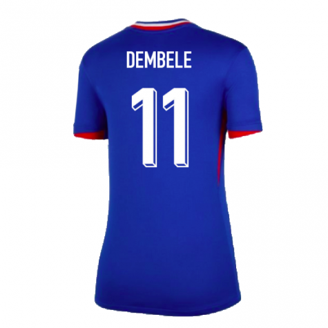 2024-2025 France Home Shirt (Womens) (Dembele 11) 2024-2025 France Home Shirt (Womens) (Dembele 11)