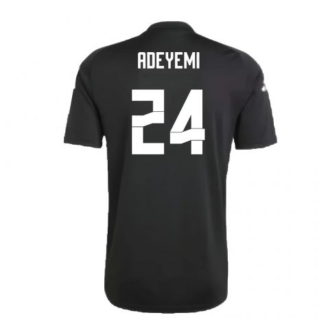 2024-2025 Germany Pre-Match Shirt (Black) (Adeyemi 24) 2024-2025 Germany Pre-Match Shirt (Black) (Adeyemi 24)